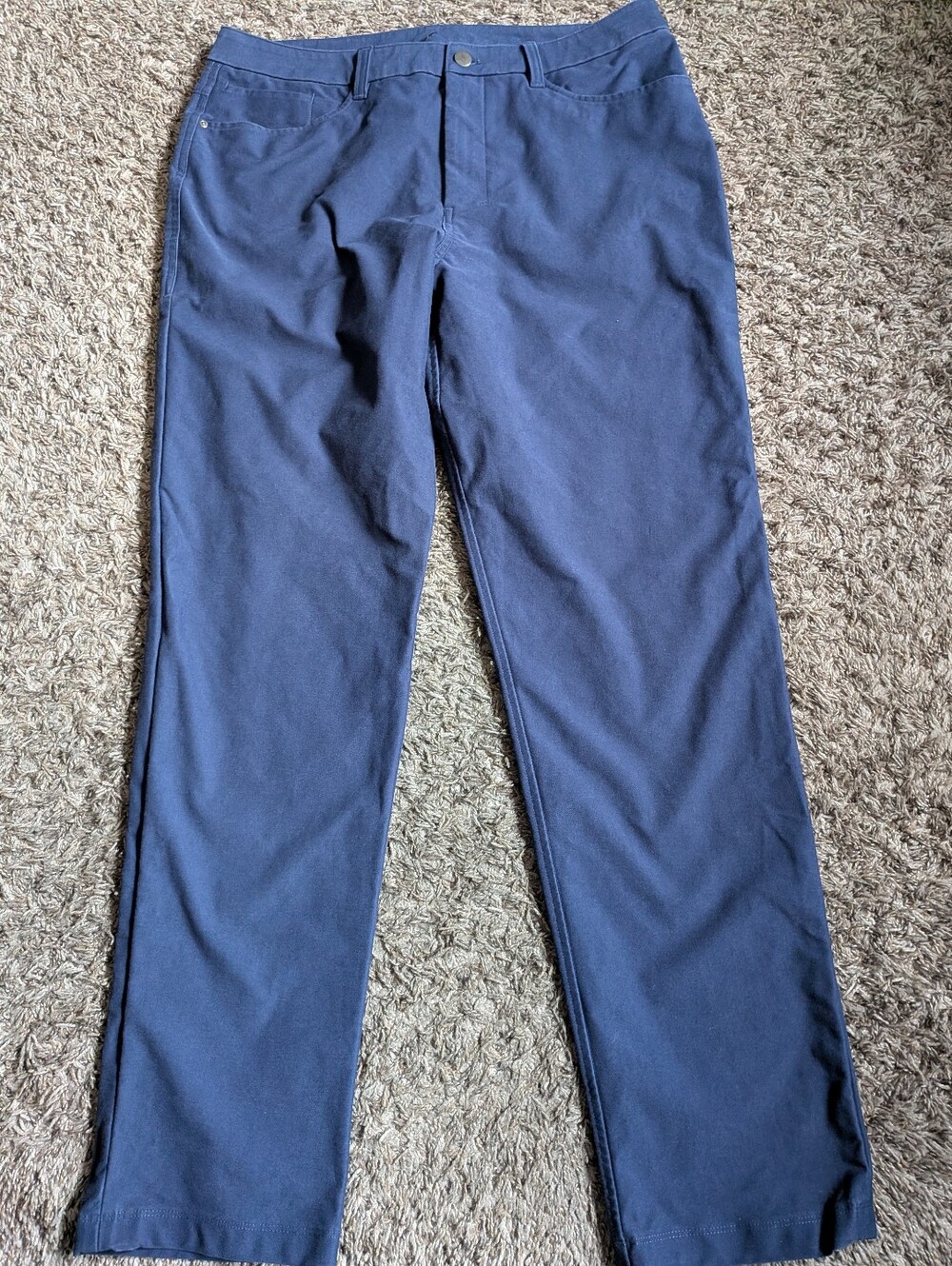Lululemon Blue ABC Classic-Fit 5 Pocket 32" Utilitech Pants Men's 34W